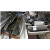 Image 1 : Shelf Lot Insert Pans, Strainer & Utensils