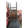 Image 1 : 4-Padded Slatback Barstools - 4 X $