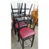 Image 1 : 8-Padded Ladderback Barstools - 8 X $