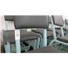 Image 2 : 55-Blue Metal Black Padded '63 Military Chairs - 55 X $