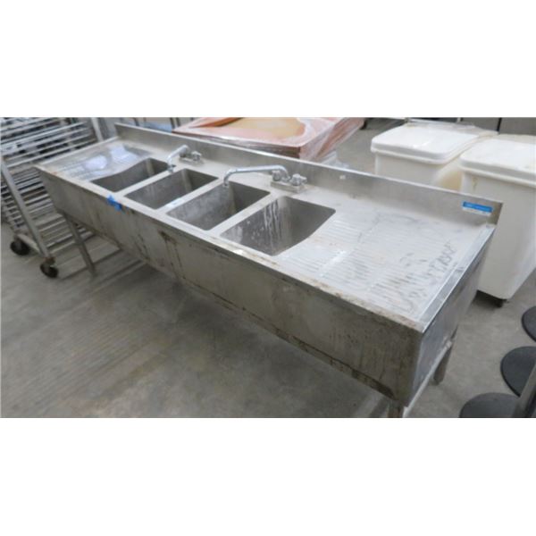 4-Comp S/S Bar Sink