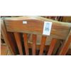 Image 2 : 15-Wood Slatback Barstools - 15 X $