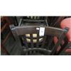 Image 2 : 7-Brown Padded Slatback Chairs - 7 X $