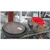 Image 1 : Round Serving Trays & Mixing Bowl