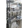 Image 1 : Black Metro 5 Shelf Racks 2 x $