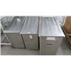 Image 1 : 3-S/S Ingredient Bins - 3 X $