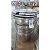 Image 1 : 4-Lidded S/S Rounds - 4 X $