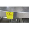 Image 2 : S/S 4' 3 Shelf Rolling Table w/Backsplash