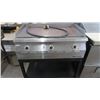 Image 1 : Garland 3' 3 Burner Electric Flat Grill w/Rolling Stand