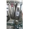 Image 1 : Lot of Pizza Trays w/Tray Stand