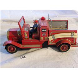Fire Truck - Battery Operated ire Truck w/man