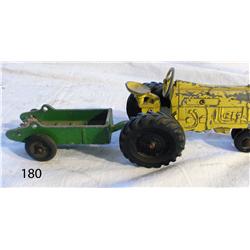 Tractor - Tractor with Manure Spreader