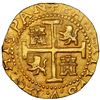 Image 2 : Lima, Peru, gold cob 8 escudos, 1708 H, NGC MS 63 (1715 Fleet Label), ex-Pullin.