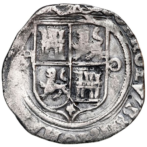 Mexico City, Mexico, 2 reales, Charles-Joanna, "Late Series," assayer O to right, mintmark oM to lef
