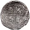 Image 2 : Potosi, Bolivia, cob 8 reales, Philip II, assayer B (5th period).