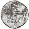Image 2 : Potosi, Bolivia, cob 8 reales, Philip II, assayer not visible (style of 3rd-period B), Grade 2.
