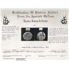 Image 3 : Potosi, Bolivia, cob 8 reales, Philip III, assayer Q, Grade 1, with hand-signed certificate from 198
