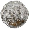 Image 1 : Potosi, Bolivia, cob 8 reales, Philip III, assayer Q, Grade 2.