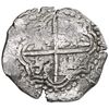Image 2 : Potosi, Bolivia, cob 8 reales, Philip III, assayer M, Grade 2.