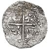 Image 2 : Potosi, Bolivia, cob 8 reales, Philip III, assayer T, Grade 1.