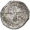 Image 2 : Potosi, Bolivia, cob 8 reales, Philip III, assayer T, Grade 1.