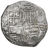 Image 1 : Potosi, Bolivia, cob 8 reales, Philip III, assayer T, Grade 2.