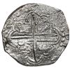 Image 2 : Potosi, Bolivia, cob 8 reales, Philip III, assayer T, Grade 2.