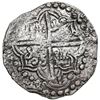 Image 2 : Potosi, Bolivia, cob 8 reales, Philip III, assayer not visible, Grade 1.