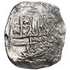 Image 1 : Potosi, Bolivia, cob 8 reales, Philip III, assayer not visible, Grade 1.
