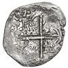 Image 2 : Potosi, Bolivia, cob 4 reales, 1619 T, Grade 1.