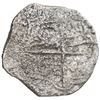 Image 2 : Potosi, Bolivia, cob 4 reales, Philip III, assayer T, Grade 3.