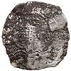 Image 2 : Potosi, Bolivia, cob 8 reales, 1655 E, dot-PH-dot at top, denomination 8 above cross.