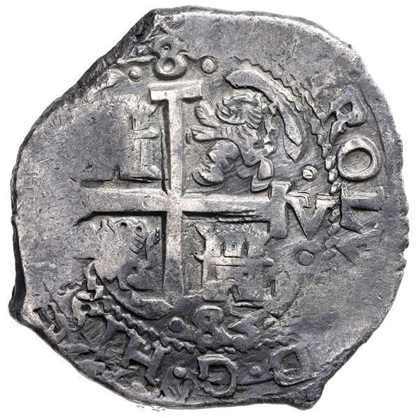 Potosi, Bolivia, cob 8 reales, 1683 V.