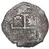Image 1 : Lima, Peru, cob 8 reales, 1699 R, with hand-signed Fisher certificate.