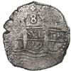 Image 2 : Lima, Peru, cob 8 reales, 1699 R, with hand-signed Fisher certificate.