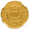 Image 2 : France (La Rochelle mint), gold louis d'or mirliton, Louis XV, 1725-H, large palms variety, NGC UNC 