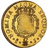 Image 2 : Santiago, Chile, gold bust 8 escudos, Ferdinand VI, 1751 J, NGC MS 62 / La Luz (Shipwreck Blue Label