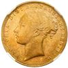 Image 1 : Great Britain (London, England), gold sovereign, Victoria (young head), 1872, St. George type, NGC A