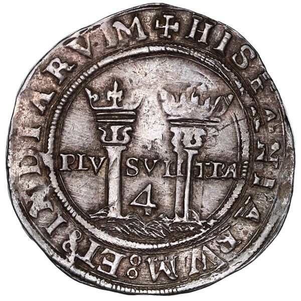 Mexico City, Mexico, 4 reales, Charles-Joanna, "Late Series," assayer L to left, mintmark oM to righ