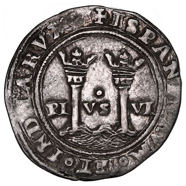 Mexico City, Mexico, 1 real, Charles-Joanna, "Late Series," assayer L to right, mintmark M to left (