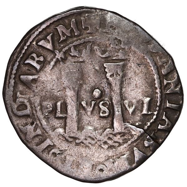 Mexico City, Mexico, 1 real, Charles-Joanna, "Late Series," assayer O/oM to right, mintmark oM to le
