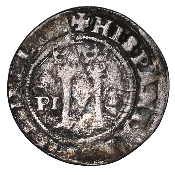 Mexico City, Mexico, 1/2 real, Charles-Joanna, "Late Series," assayer G to right, mintmark M to left