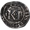 Image 2 : Mexico City, Mexico, 1/2 real, Charles-Joanna, "Late Series," assayer L to left, mintmark M between 