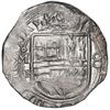 Image 1 : Mexico City, Mexico, cob 8 reales, Philip II, assayer F.
