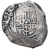 Image 1 : Mexico City, Mexico, cob 8 reales, 1653 P, with chopmarks as from circulation in Asia.