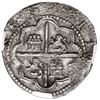 Image 2 : Lima, Peru, cob 2 reales, Philip II, assayer Diego de la Torre, *-ii to left, P-oD to right, NGC XF 