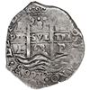 Image 1 : Potosi, Bolivia, cob 8 reales, 1663 E, NGC VF 35, ex-Espinola.