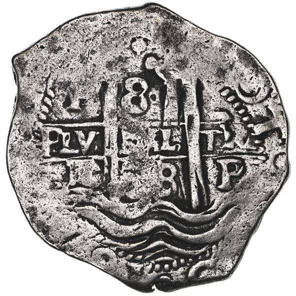 Potosi, Bolivia, cob 8 reales, 1678 E.