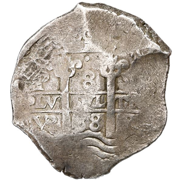 Potosi, Bolivia, cob 8 reales, 1688 VR.