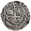 Image 2 : Potosi, Bolivia, cob 4 reales Royal (galano), 1709 Y, very rare, NGC VF details / holed, tooled, fin